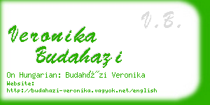 veronika budahazi business card